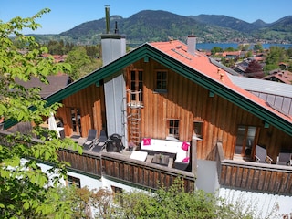 Hausansicht von Westen-Terrasse
