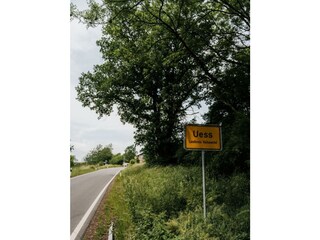 Ortsschild Uess