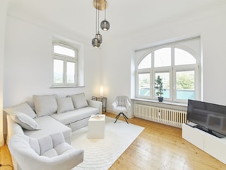 Wohnzimmer mit Schlafcouch