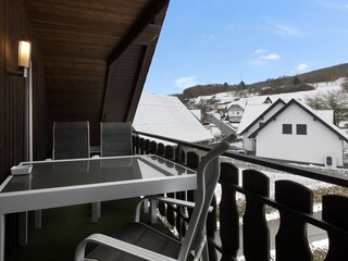 Aussicht vom Balkon