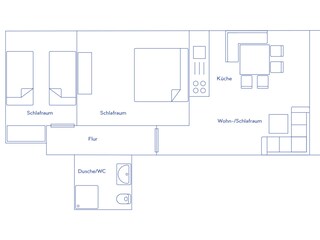 Ferienwohnung Cuxhaven Grundriss 23