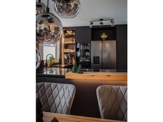 Wohnzimmer mit Küche