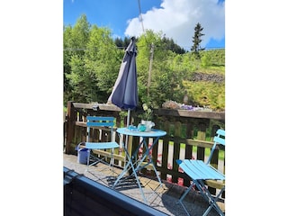 Sonnenbalkon in absoluter Ruhe und Natur