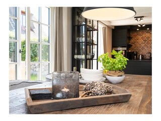 Blick in die offene Küche