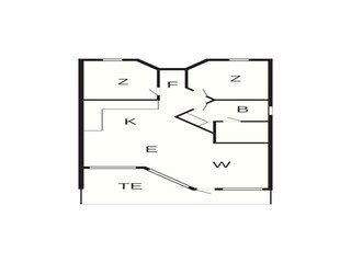 Vakantiepark Blåvand Grondplan 47