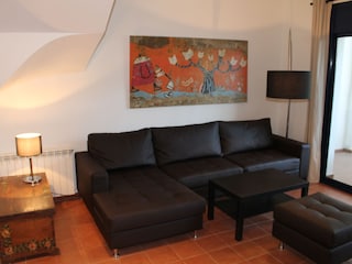 Couch mit zusätzlich ausziehbarem Schlafelement für 2
