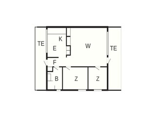 Vakantiepark Hanstholm Grondplan 58