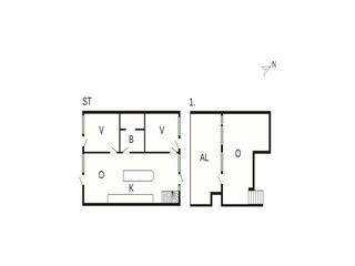 Parque de vacaciones Havneby Plano de planta 60