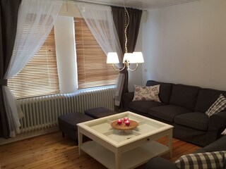 Ferienhaus Maison Riviére Wohnzimmer