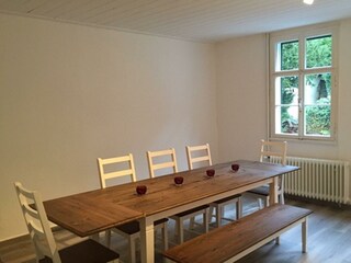 Ferienhaus Maison Riviére Esszimmer