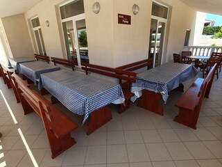 Überdachte Terrasse