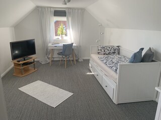 Das dritte Schlafzimmer im 1. Stock.