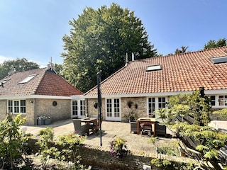 terras achter