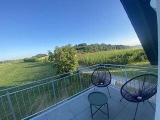 Aussicht vom Balkon