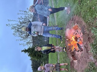 Feuerstelle im Garten