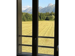 Sicht vom Wohnzimmer