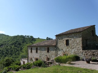 Seitenfassade Ferienhaus
