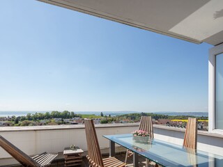 Aussicht vom Balkon