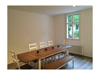 Ferienhaus Maison Riviére Esszimmer