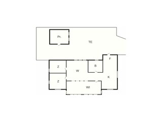 Vakantiehuis Laholm Grondplan 46
