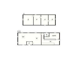 Vakantiehuis Svaneke Grondplan 42