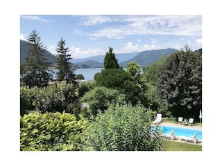 Blick vom Balkon