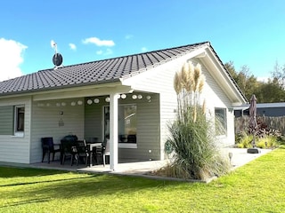 Die überdachte Terrasse