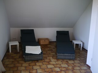 Relaxen drinnen und draußen