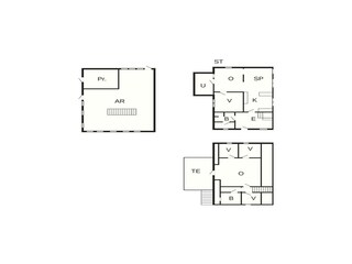 Vakantiehuis Outrup Grondplan 66