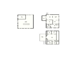 Vakantiehuis Outrup Grondplan 124