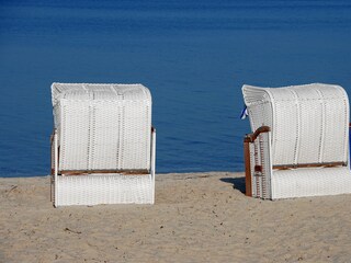 Strandkörbe  am Kurstrand (Foto Lühr Tanck)