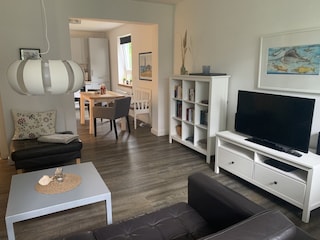 Wohnbereich der Ferienwohnung Lyø