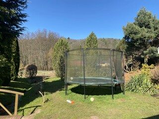 Trampolin bei den Vermietern gerne nutzbar