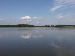 Blick auf den Silbersee - ideal zum Baden