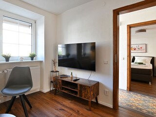 living area, hallway first floor