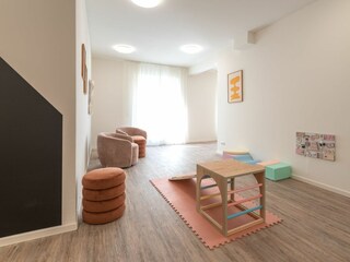 Freizeitbereich im Kellergeschoss des Hauses