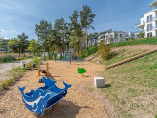 Spielplatz der Ferienanlage