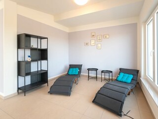 Wellnessbereich im Dachgeschoss des Hauses