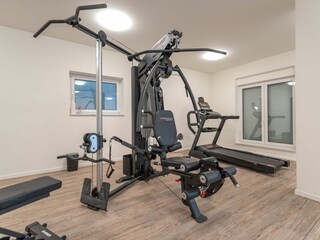 Freizeitbereich im Kellergeschoss des Hauses