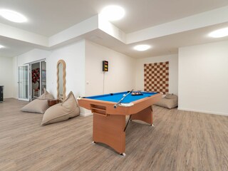 Freizeitbereich im Kellergeschoss des Hauses