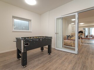 Freizeitbereich im Kellergeschoss des Hauses