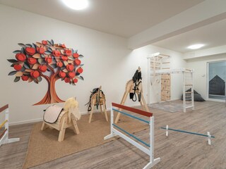 Freizeitbereich im Kellergeschoss des Hauses