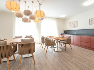 Freizeitbereich im Kellergeschoss des Hauses