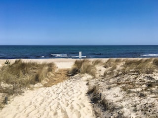 Weg zum feinsandigen Strand