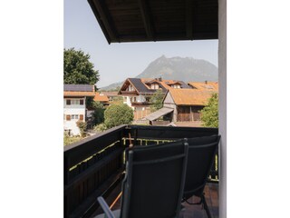 Aussicht mit Liegestühlen