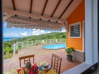 Bungaló La Trinité Grabación al aire libre 2