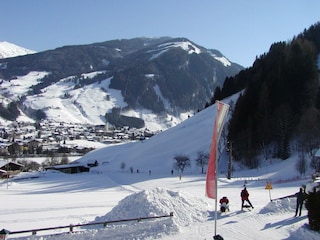 Ausblick von unserer Terrasse auf Rauris