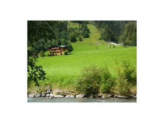 Haus Bergblick über die Ache Gondel im Hintergrun