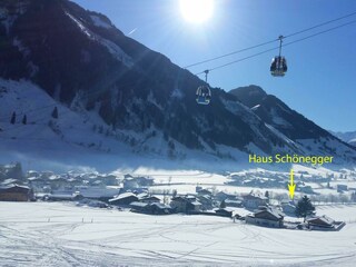 Blick von der Talabfahrt