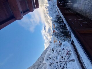 Balkon Winter